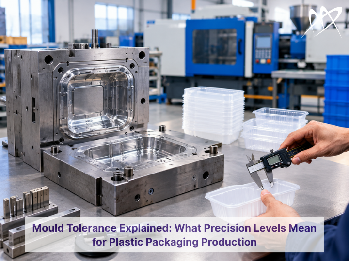 Precision mould tolerance inspection for plastic packaging production using a digital caliper and injection mould